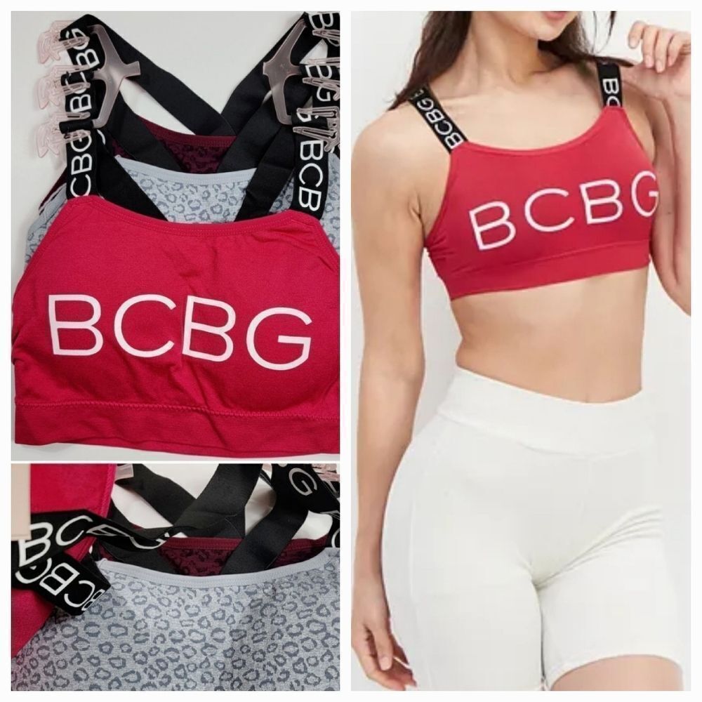 BCBG Sports Bras 3 Pack NWT Small Medium